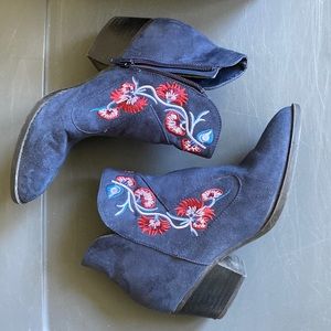 Carlos by Carlos Santana blue bootie